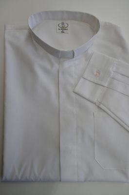 košile kněžská bílá dlouhý rukáv
