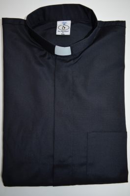 košile kněžská černá 2