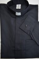 Kněžská košile černá dlouhý rukáv