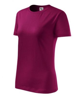 dámské triko Basic - fuchsia red