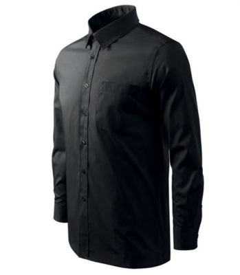 pánská košile long sleeve - černá 1