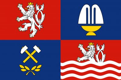 Karlovarský kraj tištěná vlajka
